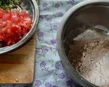 A picture of step 1 of Ragi flour chilla.