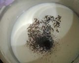 A picture of step 1 of Elachi dana chaai.