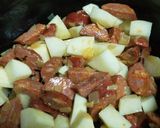 A picture of step 6 of Slow Cooker Caldo Verde Soup.
