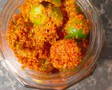 A picture of step 2 of Lasoda pickle.
