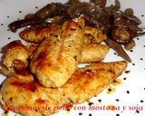 Foto del paso 6 de la receta Supremas de pollo con mostaza y soja