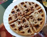 Foto del paso 3 de la receta: Waffles con crema de cacahuate, nuez y miel