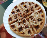Foto del paso 3 de la receta: Waffles con crema de cacahuate, nuez y miel