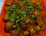 A picture of step 9 of Chole Bhature.