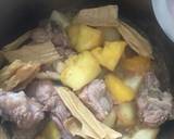 Stew pork pineapple with skin tofu recipe step 3 photo