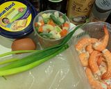 Foto langkah ke 1 dari resep Nasi Shirataki Goreng Udang.