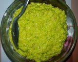 A picture of step 3 of Rajkot special green peanut chatni with raw mango twist.