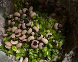 A picture of step 3 of Lobia Kabab.