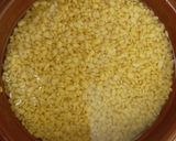 A picture of step 1 of Moong dal ke pakore.