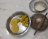 तीखी खट्टी चटपटी मसालेदार मसाला पूरी (Teekhi khatti chatpati masaledar masala puri recipe in Hindi) रेसिपी चरण 3 फोटो
