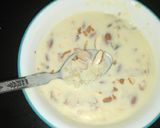 A picture of step 3 of Sabudana kheer.