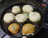 A picture of step 4 of #SIS#Uraddal appe(veg with coriander,pudina onion,tomato chutney.