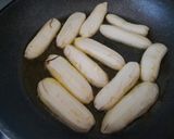 Foto langkah ke 2 dari resep Pisang bakar teflon coklat keju.