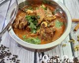 A picture of step 5 of Darbari Gosht.