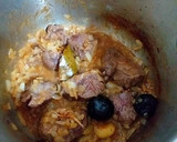Foto del paso 5 de la receta: Jarrete deshuesado con hongos en salsa de limón negro y baharat