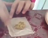 A picture of step 2 of Crispy crunchy wonton.