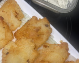 Foto del paso 8 de la receta: Tostones de yuca frita con salsa de cilantro