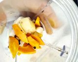 Gambar langkah 1 resipi Daun Mulberi Masak Lemak Kuning Fiber Creme.