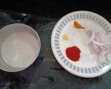 A picture of step 5 of Baingan Posto.