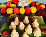 A picture of step 9 of Kesar_Kaju_Modak(Saffron Cashew Modak).