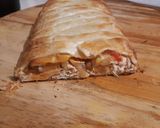 Foto del paso 8 de la receta: Tarta de pollo y cheddar trenzada