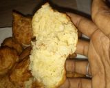 A picture of step 4 of Coconut puff puff.