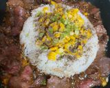 Foto langkah ke 3 dari resep Beef pepper rice ala Pepper Lunch.