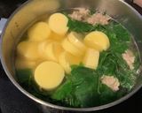 รูปขั้นตอนการทำที่ 3 ของ ต้มจืดตำลึง หมูสับ เต้าหู้ไข่