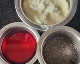 A picture of step 2 of Chia Seeds Rooh Afza Rose Shahi Shrikhand.