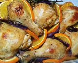 Фото кроку 6 до Запечённая курица с апельсинами.