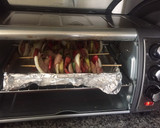 Foto del paso 4 de la receta: Brochetas mixtas con vegetales a la plancha y al air fryer 😎