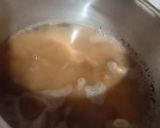A picture of step 2 of Namkeen chai.