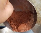 A picture of step 1 of Chocolate Pedha.