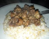 Foto del paso 5 de la receta: Riñones al vino blanco con arroz y cebolla acaramelada