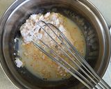 A picture of step 1 of Eggless Strawberry Custard.