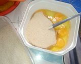 A picture of step 2 of Pumpkin cake (charcoal jiko baked).