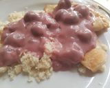 Sült csirkemell meggyszószos grízzel, glutén- és tejmentesen recept fázis 3 fotója