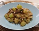 Foto del paso 6 de la receta: Cardo con uvas blancas y toque de frutos secos