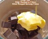 Foto langkah ke 1 dari resep Shiny Crust Brownies (Tanpa Mixer).