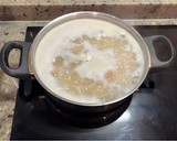 Foto del paso 2 de la receta: Arroz cremoso de gamba y salteado de champiñones en crema de espinacas