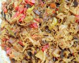 A picture of step 8 of Karailay Pyaaz 😋😋.