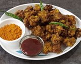 A picture of step 5 of Sweet corn 🌽fritters / bhajiya/Pakoda.