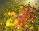 A picture of step 2 of French Beans Fry.