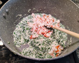 Foto del paso 6 de la receta: Paccheri con ricotta, espinaca y langosta