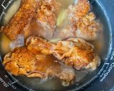 A picture of step 3 of Fried chicken rice remake from leftovers.