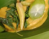 Foto langkah ke 4 dari resep Pepes patin bumbu kuning.