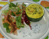 Foto del paso 4 de la receta: Calabacines rellenos de huevo, verduras y embutido de pavo
