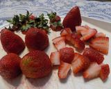 Foto del paso 2 de la receta: Batido de zanahoria, sandía y frutillas con granadina