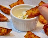 Foto langkah ke 8 dari resep Garlic Parmesan Potato Wedges (dengan tips agar bisa crunchy).
