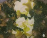 A picture of step 4 of Lasuni Palak.